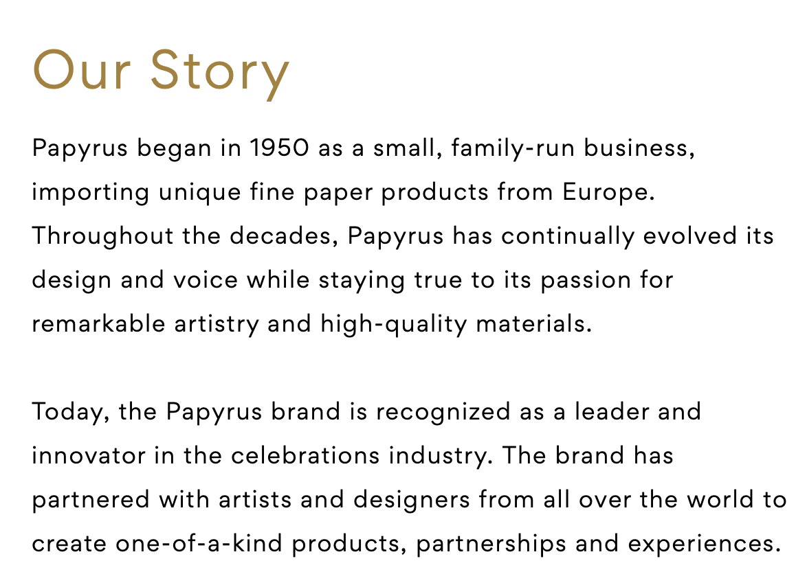 Papyrus Story